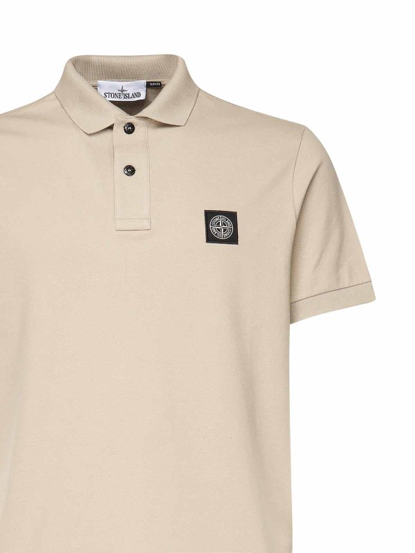 The Best Shops STONE ISLAND: ポロシャツ - ポロシャツ - ベージュ