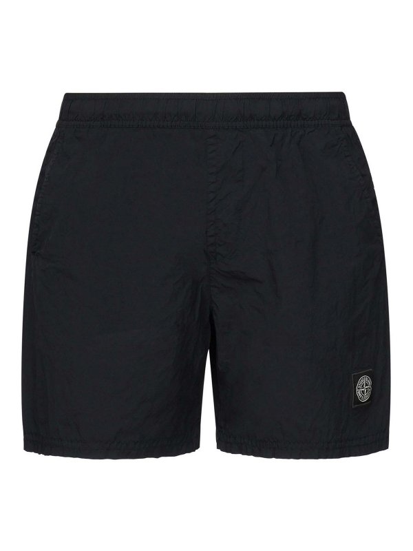 STONE ISLAND: トラウザーショーツ - ショートパンツ - ブルー