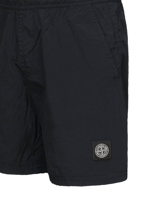 The Best Shops STONE ISLAND: トラウザーショーツ - ショートパンツ - ブルー