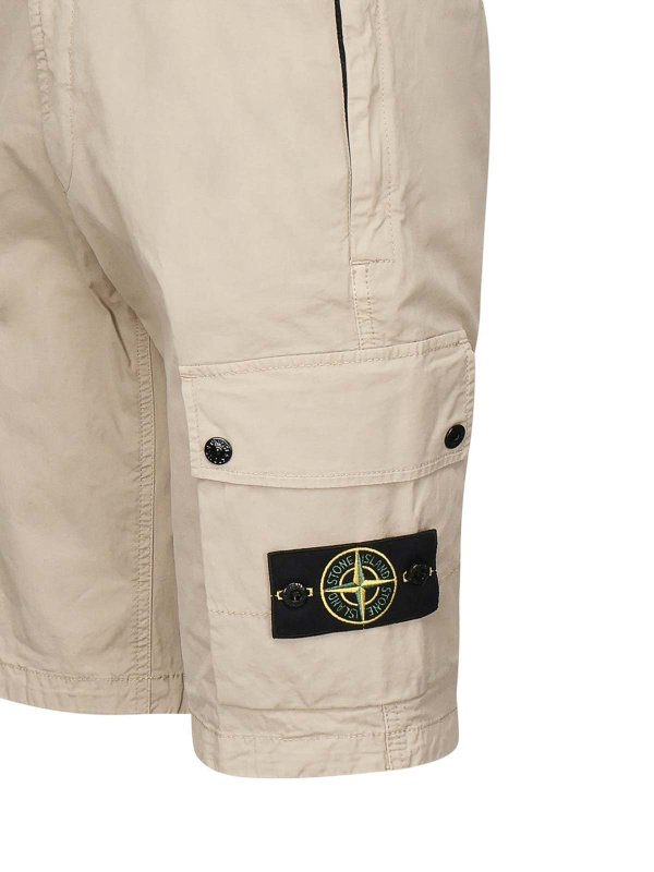The Best Shops STONE ISLAND: Shorts - Short - Beige