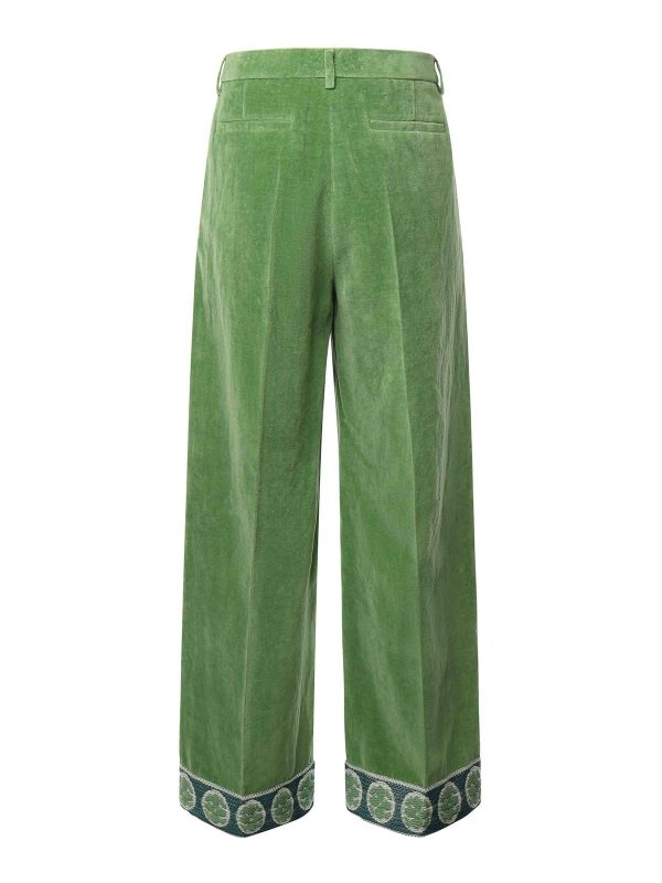 VALENTINO GARAVANI: Pantalons casual online - Pantalons Décontractés - Vert