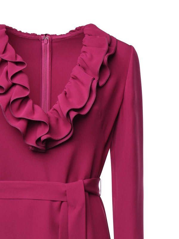 The Best Shops VALENTINO GARAVANI: ニーレングスドレス - 膝丈ドレス - フクシア