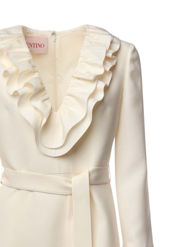 The Best Shops VALENTINO GARAVANI: Vestidos media pierna - Vestido Midi - Blanco