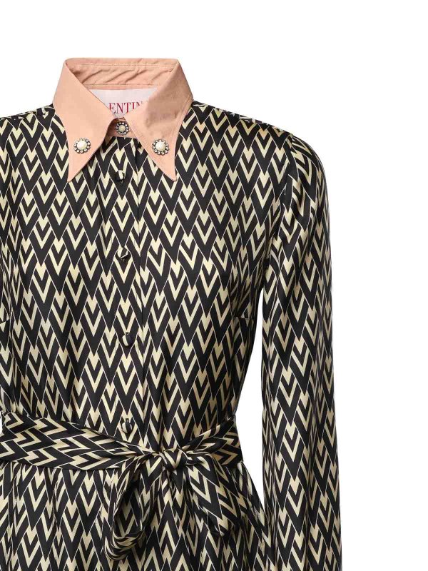 The Best Shops VALENTINO GARAVANI: Vestidos media pierna - Vestido Midi - Negro