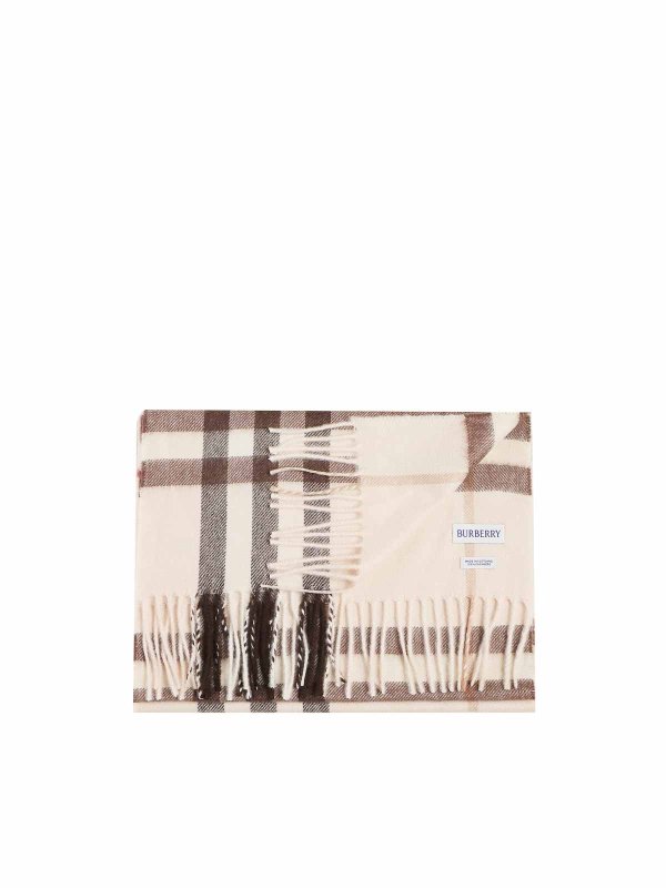 BURBERRY: Bufandas y pañuelos online - Bufanda - Gris