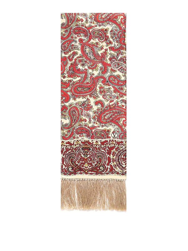 VALENTINO GARAVANI: sciarpe e foulard - Sciarpa Bandeaux Voyage Imaginaire In Seta