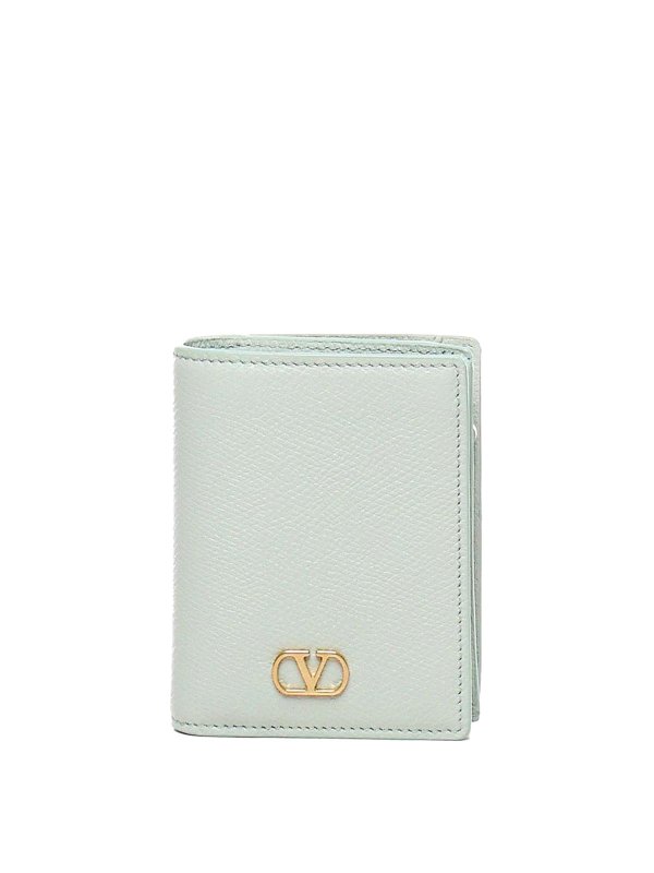 VALENTINO GARAVANI: portafogli - Porta carte con firma Vlogo