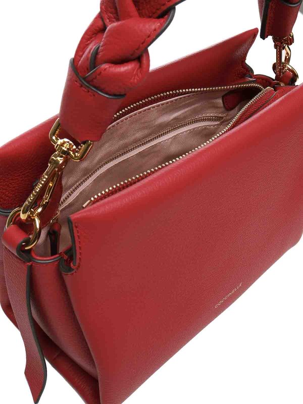 クロスボディバッグ - 赤 shop online: COCCINELLE