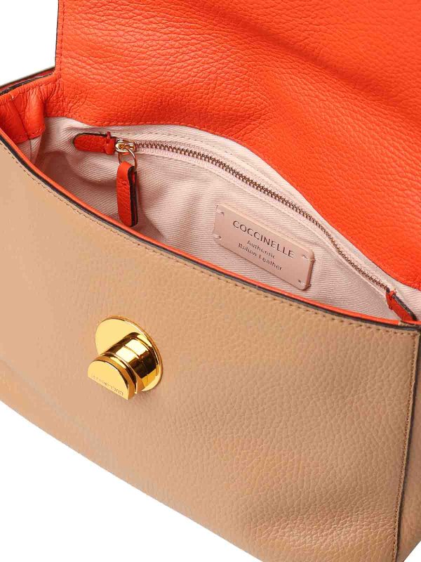 クロスボディバッグ - ベージュ shop online: COCCINELLE