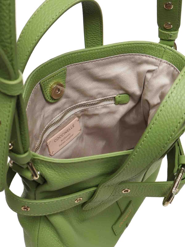 バケットバッグ - 緑 shop online: COCCINELLE