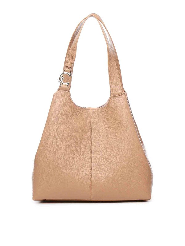 COCCINELLE: クロスボディバッグ - クロスボディバッグ - ヌードカラー