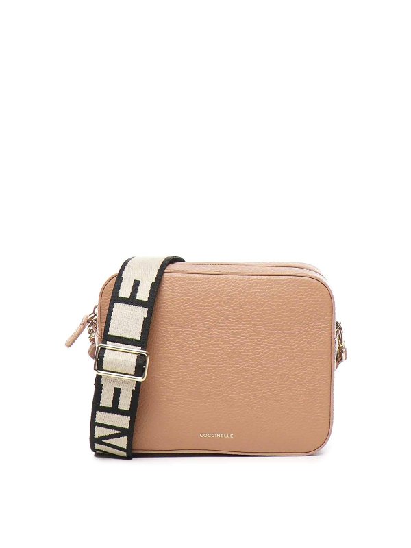 COCCINELLE: クロスボディバッグ - クロスボディバッグ - ヌードカラー