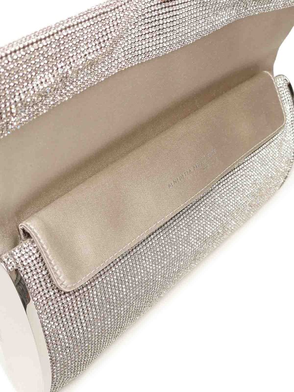 クラッチバッグ - 銀 shop online: BENEDETTA BRUZZICHES