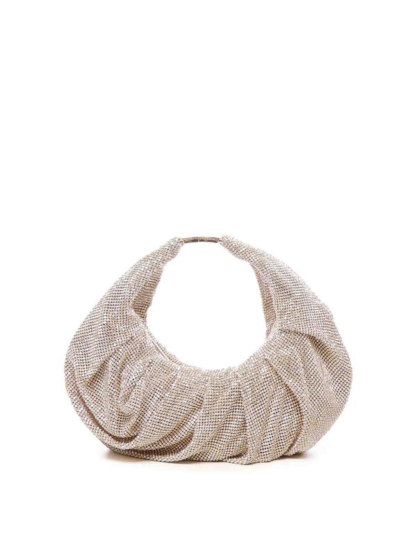 BENEDETTA BRUZZICHES: クロスボディバッグ - クロスボディバッグ - グレー