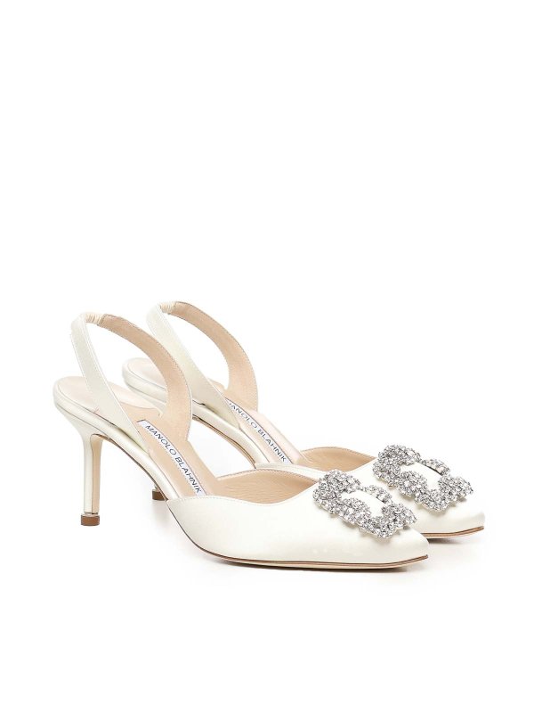 The Best Shops MANOLO BLAHNIK: Pumps - Pumps - Weiß