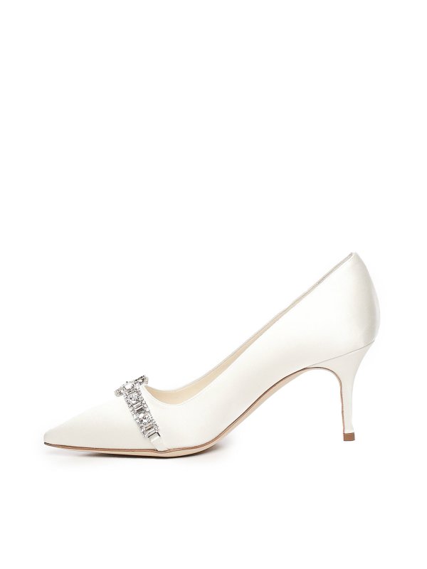 パンプス - 白 shop online: MANOLO BLAHNIK