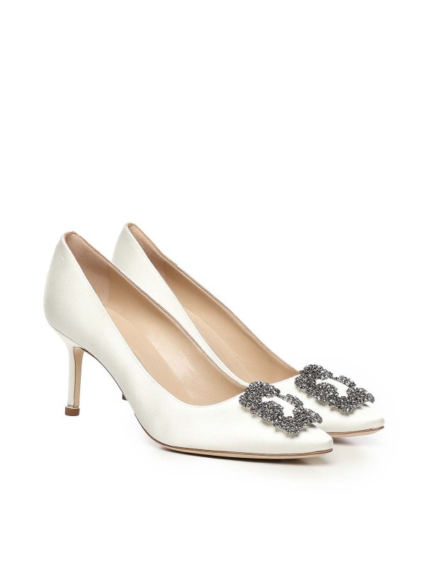 The Best Shops MANOLO BLAHNIK: Pumps - Pumps - Weiß