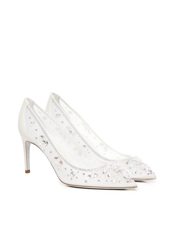 The Best Shops RENE CAOVILLA: court shoes - 75Mm Cinderella Heel Shoes