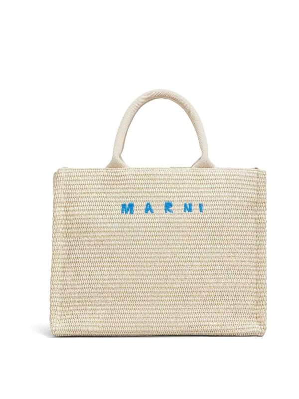 Marni: shopper - Borsa Tote Beige