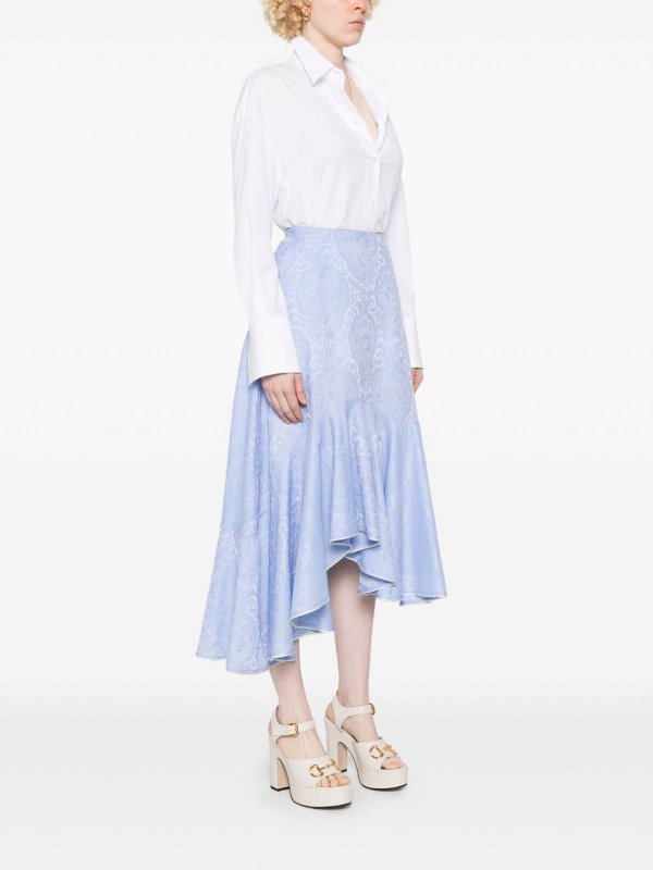 ETRO: ニーレングススカート＆ミディ丈 online - 膝丈/ミディスカート - ライトブルー