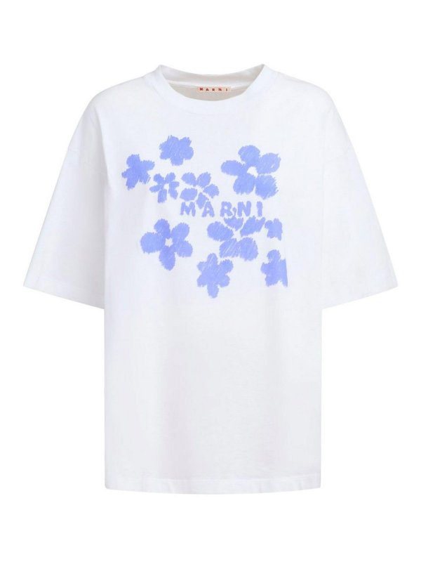 Marni: Camisetas - Camiseta - Blanco