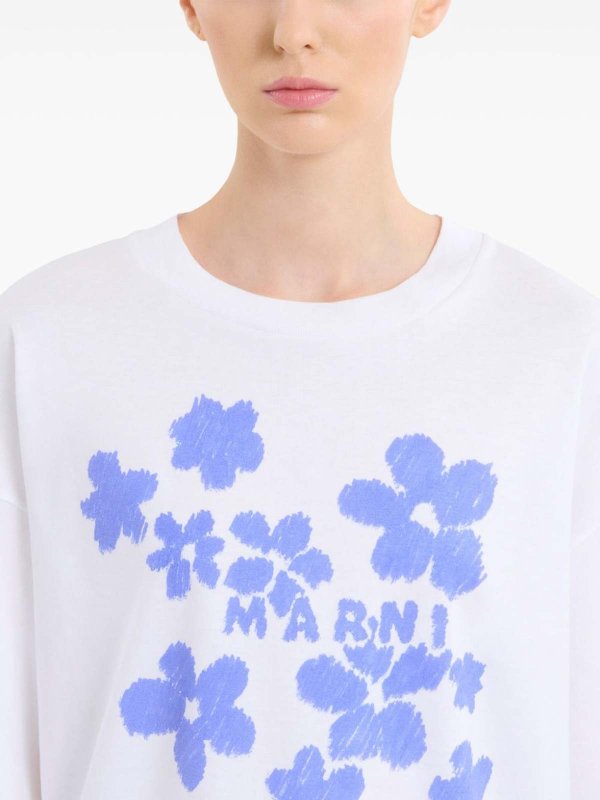 Marni: Camisetas online - Camiseta - Blanco