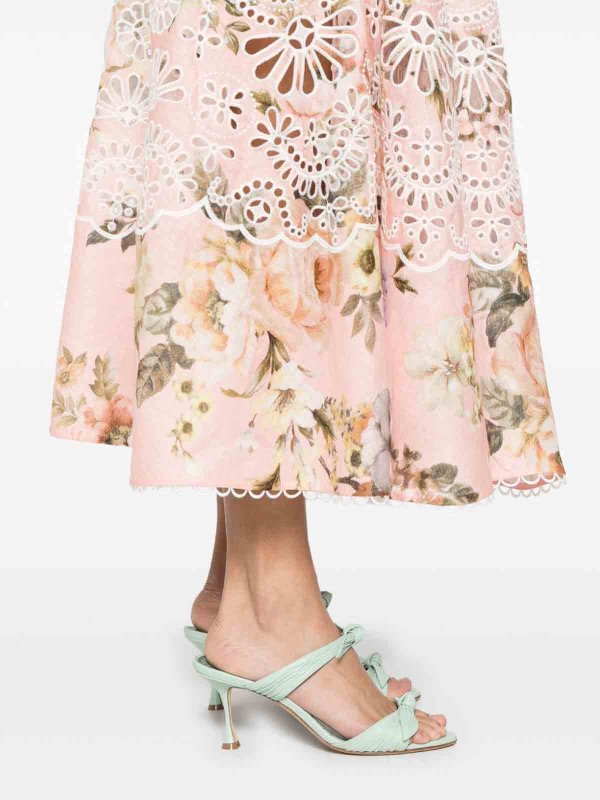 膝丈ドレス - ヌードカラー shop online: ZIMMERMANN