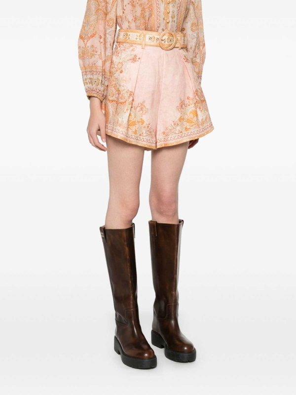 ZIMMERMANN: Shorts online - Kurzes Kleid - Bunt