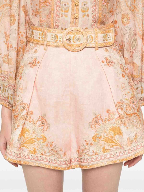 Kurzes Kleid - Bunt shop online: ZIMMERMANN