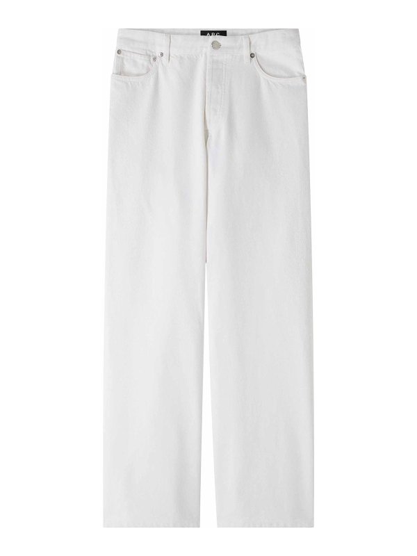 A.P.C.: Pantalons casual - Pantalons Décontractés - Blanc