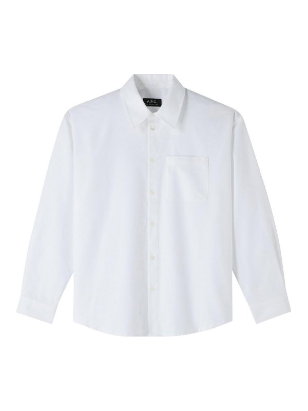 A.P.C.: shirts - Chemise Boyfriend Brodee