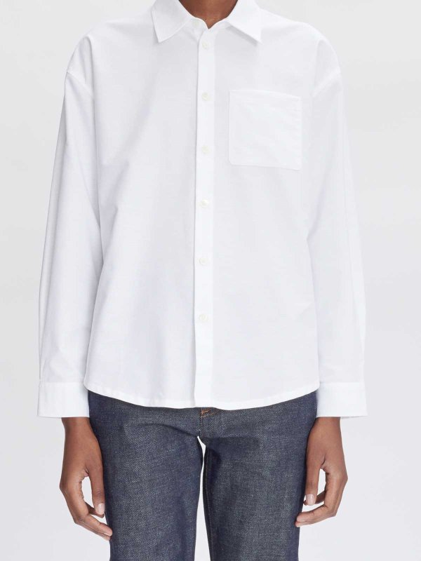 A.P.C.: shirts online - Chemise Boyfriend Brodee