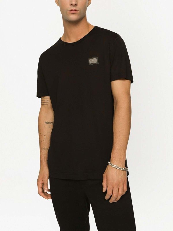 DOLCE & GABBANA: Tシャツ online - Tシャツ - 黒