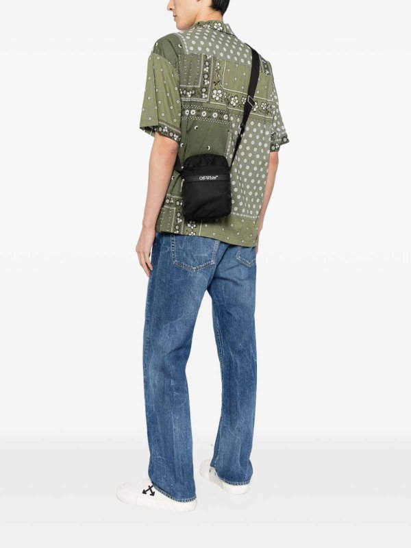 クロスボディバッグ - 黒 shop online: OFF-WHITE