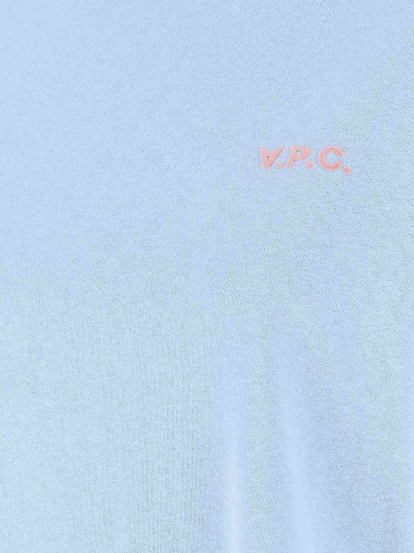 T-Shirt - Hellblau shop online: A.P.C.