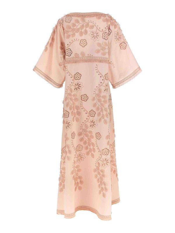 ALBERTA FERRETTI: ニーレングスドレス online - 膝丈ドレス - ヌードカラー