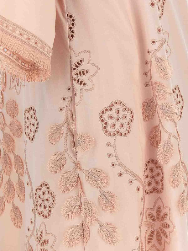 膝丈ドレス - ヌードカラー shop online: ALBERTA FERRETTI