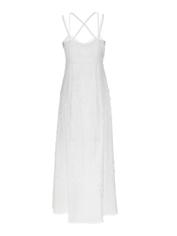 ALBERTA FERRETTI: ニーレングスドレス online - 膝丈ドレス - 白