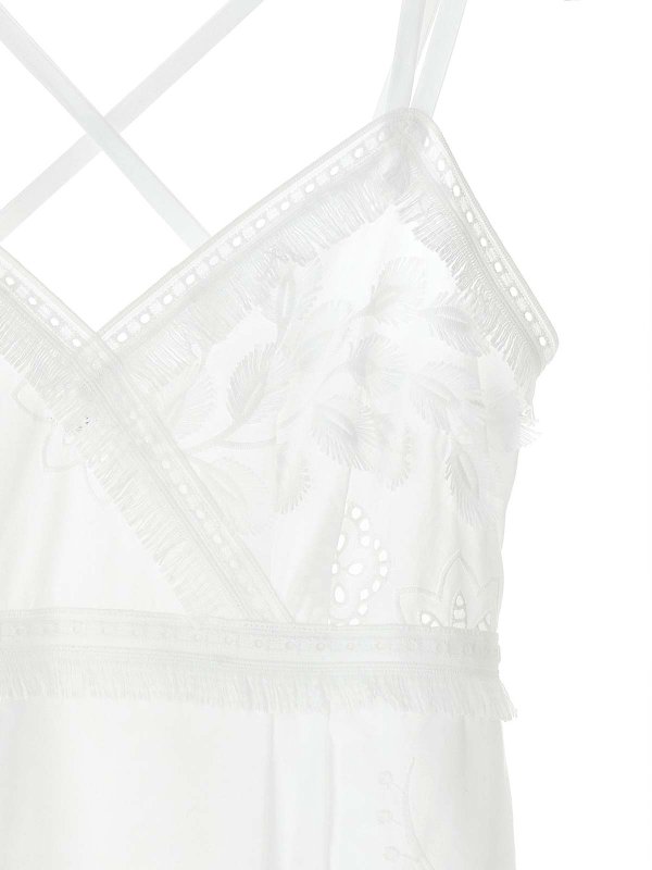 The Best Shops ALBERTA FERRETTI: ニーレングスドレス - 膝丈ドレス - 白