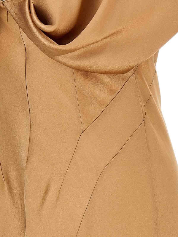 Maxikleid - Beige shop online: ALBERTA FERRETTI