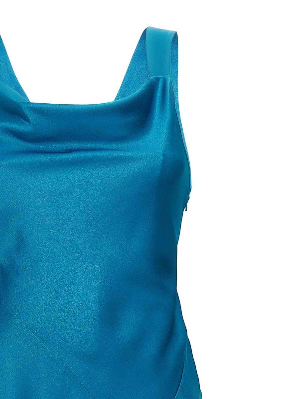 The Best Shops ALBERTA FERRETTI: Robe longueur genou - Robe Au Genou - Bleu Clair