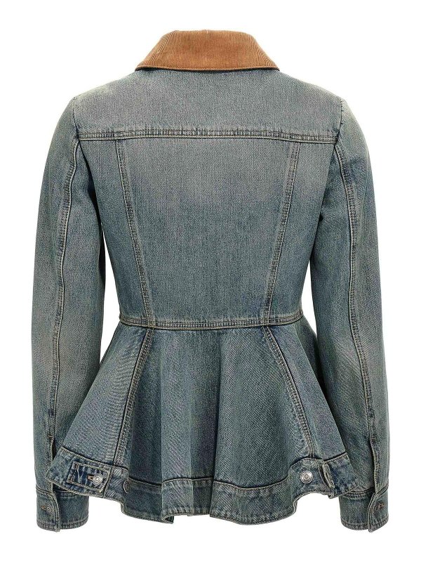 ALEXANDER MCQUEEN: denim jacket online - Denim Jacket