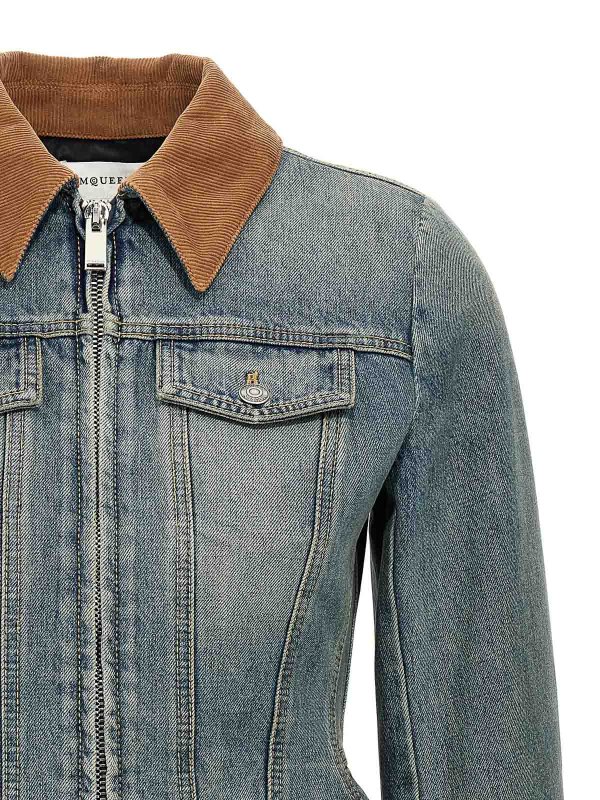 The Best Shops ALEXANDER MCQUEEN: denim jacket - Denim Jacket