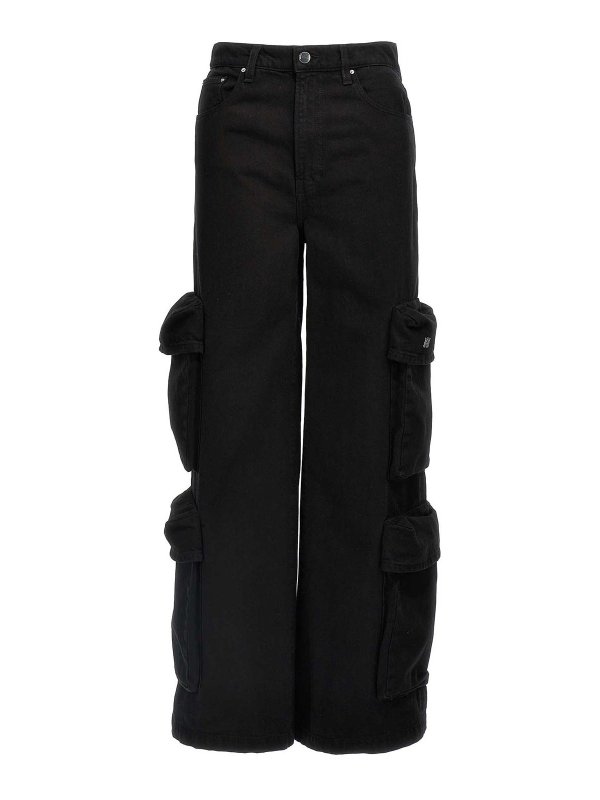 AMIRI: Jeans évasés - Jean Bootcut - Noir