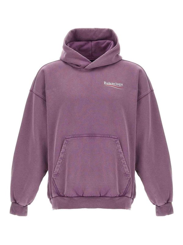 BALENCIAGA: スウェット＆セーター - スウェットシャツ/セーター - 紫