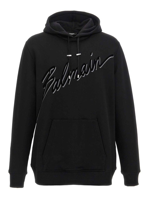 Balmain: Sweatshirts und Pullover - Sweatshirt - Schwarz