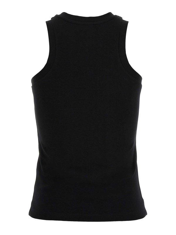 Balmain: Tops y camisetas sin mangas online - Top - Negro