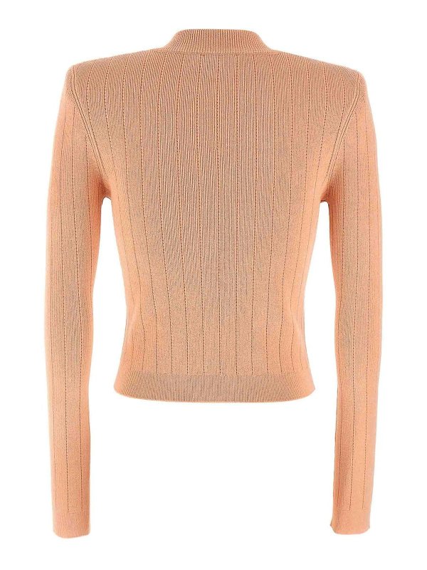 Balmain: Cardigans online - Cardigan - Nude