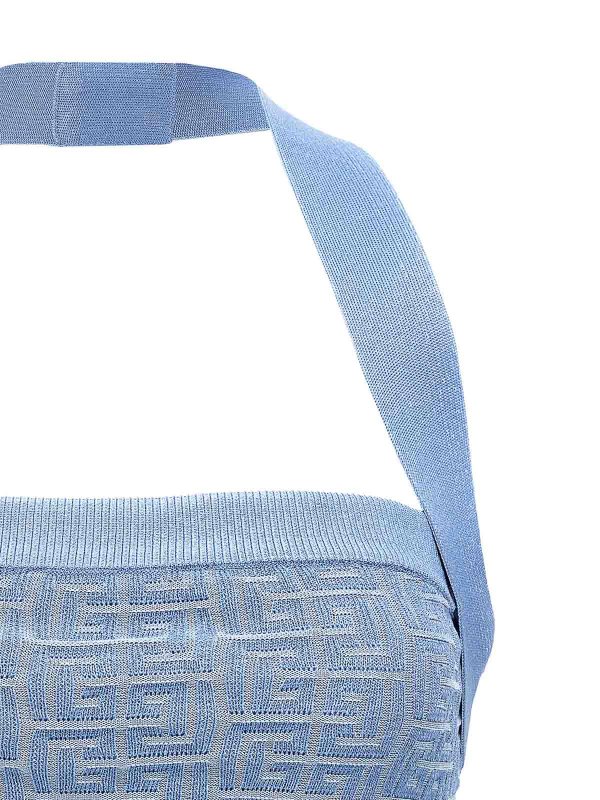 The Best Shops Balmain: Tops y camisetas sin mangas - Top - Azul Claro