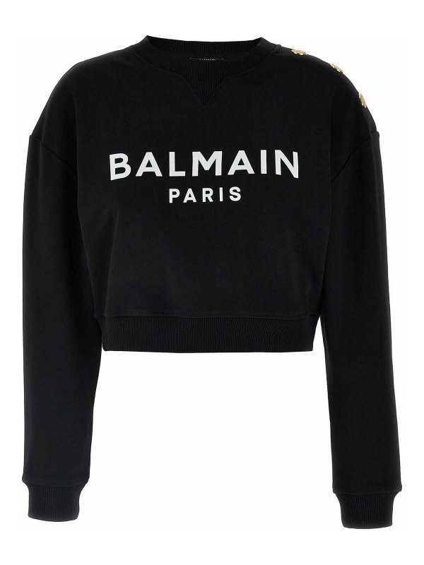 Balmain: Sweatshirts & Sweaters - Logo Sweatshirt